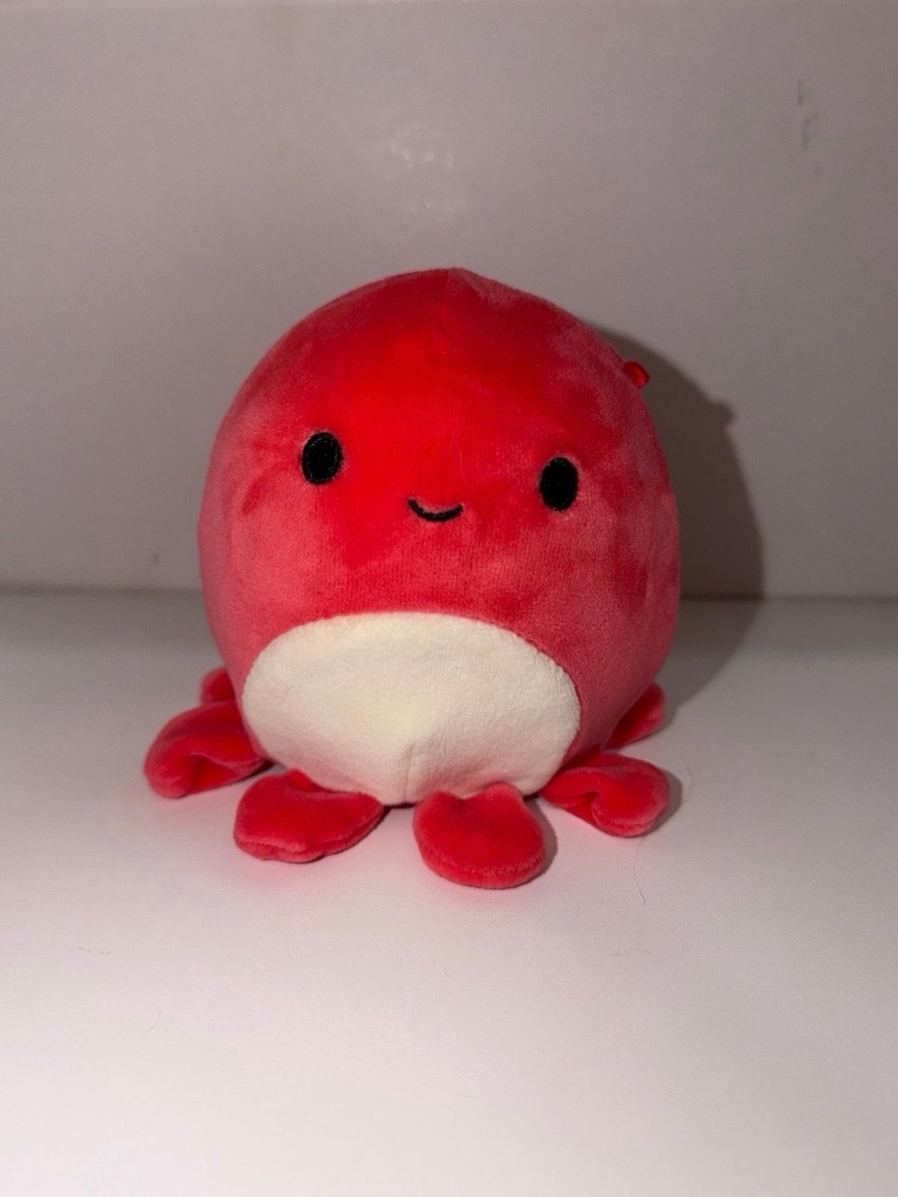 Squishmallows Veronica Red and White Octopus Plush slow rise